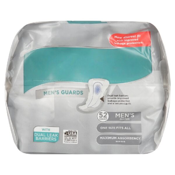 Men’s Guards, Maximum Absorbency, 104 Count (2 x 52 ct)