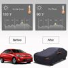 Heavy Duty Waterproof Full Car Cover All Weather Protection Outdoor Indoor Use UV Dustproof for Auto,SUV,Sedan