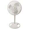 16” 3-Speed Adjustable Oscillating Pedestal Fan, Black, S16500 New