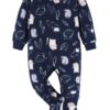 Baby and Toddler Neutral Microfleece Blanket Sleeper Pajamas, 3-Pack, Sizes 0/3M-5T