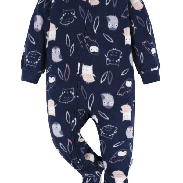 Baby and Toddler Neutral Microfleece Blanket Sleeper Pajamas, 3-Pack, Sizes 0/3M-5T