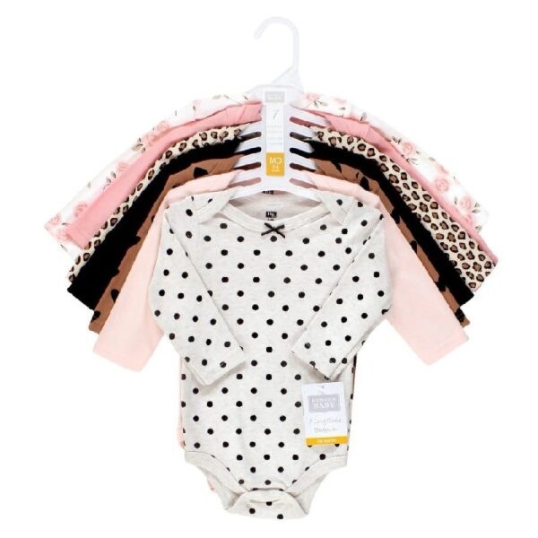 Cotton Long-Sleeve Bodysuits, 7-Pack, Preemie-24 Months