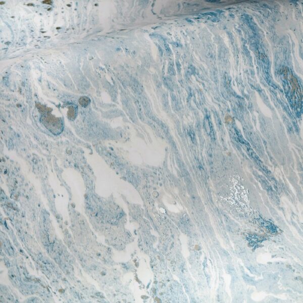 Blue Satellite Seas Peel and Stick Wallpaper, 20.5 in x 18 feet