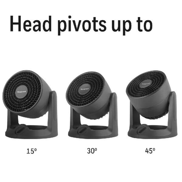 HHF540 Black Turbo Force Power Personal Heater and Fan with Pivoting Head