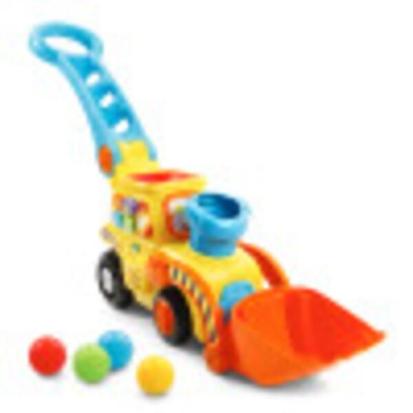 Pop-a-Balls Push & Pop Bulldozer with Accessories, Baby and Toddler Toys