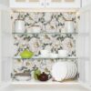 Floral Peel and Stick Wallpaper 17.7-in x 236-in Multi-color Removable Wallpaper Self Adhesive Wallpaper for Cabinets Home Decoration Wall Covering Old Furniture Renovation