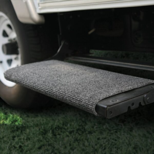 XL Wrap Around RV Step Rug - 23-inch Wide Steps - Gray (42935)