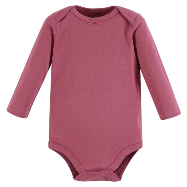 Cotton Long-Sleeve Bodysuits, 5-Pack, Newborn- 24 Months