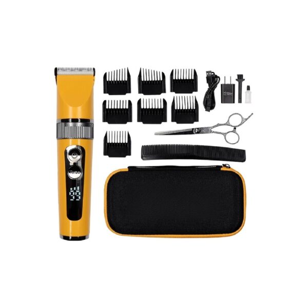 Cordless Hair and Beard Clipper with Scissors + Case