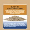 Wild Bird Food Black Oil Sunflower Chips, 13 Pounds - for Northern Cardinals, American Goldfinches and Black-Capped Chickadees - Ideal for Outside Feeders