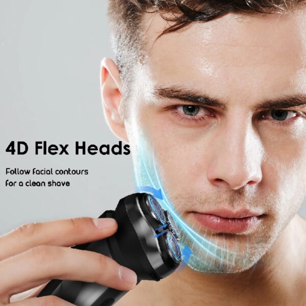 Electric Razor, Electric Shavers for Men, Wet/Dry Shaver LED Display/Travel Lock/Type C/Ipx7