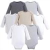 Cotton Long-Sleeve Bodysuits, 7-Pack, Preemie-24 Months