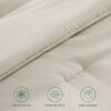 King Size Comforter Set Burnt Orange, 7 Pieces Lightweight King Bedding Sets Boho with Comforter, Sheets, Pillowcases & Shams