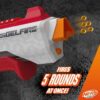 Pro Gelfire Raid Blaster, 10,000 Rounds, 800 Round Hopper, Eyewear, For Ages 14+