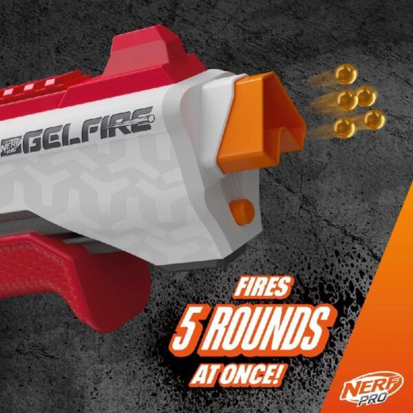 Pro Gelfire Raid Blaster, 10,000 Rounds, 800 Round Hopper, Eyewear, For Ages 14+