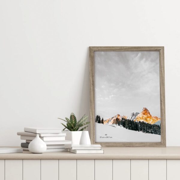11 x 14 5-in-1 Wood Picture Frames Set-11x14 Matted to 8x10 Wall Frames, Black