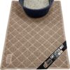 GRIP Cat Litter Box Mat, 35x23, Water Resistant Kitty Litter Trapping Mat, Textured Backing, Easy to Clean, Less Waste and Clean Floors, Kitten Supplies for Indoor Cats, Soft on Paws, Gray