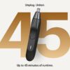 The Weed Whacker® 2.0 Men's Electric Nose & Ear Hair Trimmer - Black