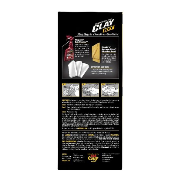 Smooth Surface Clay Kit - Safe and Easy Car Claying for a smooth as Glass Finish, G191700