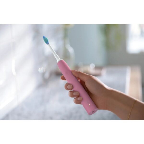 3100 Power Toothbrush, Rechargeable Electric Toothbrush with Pressure Sensor, Black HX3681/04