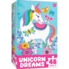 ( 3 Pack ) Unicorn Dreams 48 Pieces Interlocking Jigsaw Puzzle for Kids