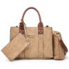 678e17766cf643ec9ac7b32d017839b7 Women's 3Pcs Purse Handbag Shoulder Bag Tote Satchel Hobo Bag Briefcase Work Bag for Ladies