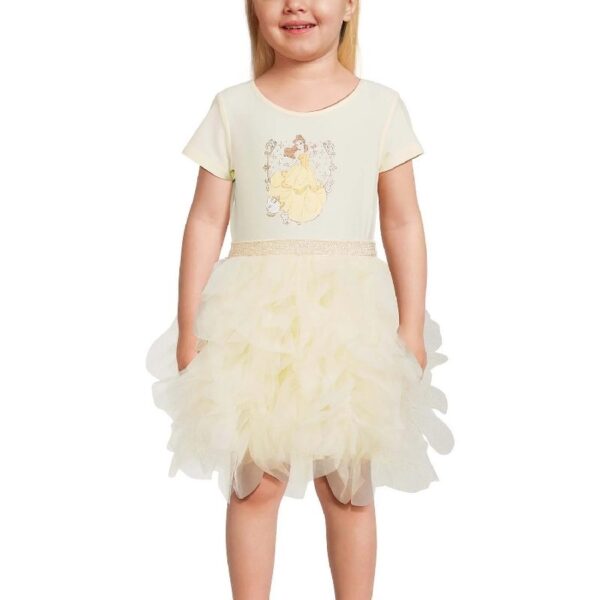 Disney Frozen Toddler Girl Short Sleeve Tutu Dress, Sizes 12M-5T