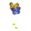 All For Paws Interactive Cat Toys, Fluttering Butterfly Automatic Cat Teasing Toy with 2 Replacement Butterflies