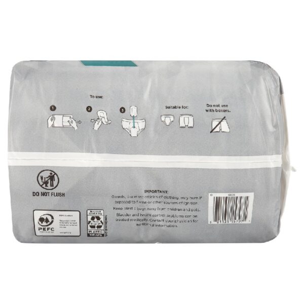 Men’s Guards, Maximum Absorbency, 104 Count (2 x 52 ct)