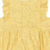 By Gerber Baby Girl Bubble Romper with Flutter Sleeves, Sizes 0/3 Months - 24 Months