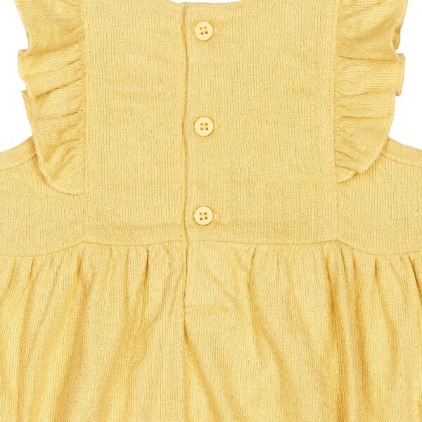 By Gerber Baby Girl Bubble Romper with Flutter Sleeves, Sizes 0/3 Months - 24 Months