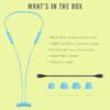 Beats Flex Wireless Earphones Apple W1 Headphone Chip, Blue (Latest Model)
