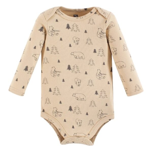 Cotton Long-Sleeve Bodysuits, 5-Pack, Newborn- 24 Months