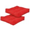 2 PCS 21'' x 21'' Patio Chair Seat Cushion Pads Indoor/Outdoor Turquoise