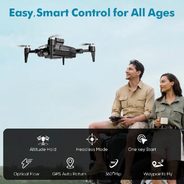 Mini Drone with Camera for Kids Adults Beginner 1080P FPV Camera Foldable RC Drones Quadcopter,Christmas Gifts for Kids Boys