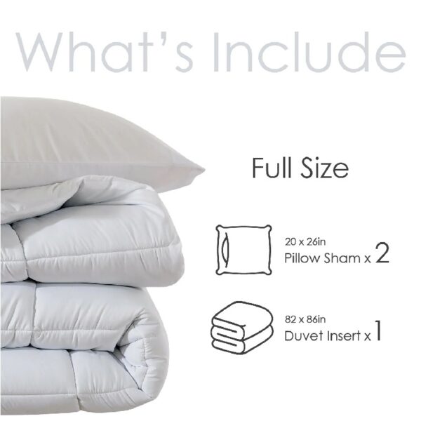 Queen Size 3-Piece All-Season Down Alternative Comforter Set Deep Black | Comforter + Pillow Cases Bedding Set | Hotel Grade Bed in a Bag by