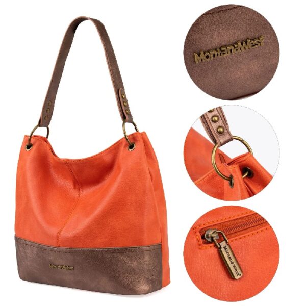 Hobo Bag Purses and Handbags for Women Top Handle Handbags with Zipper