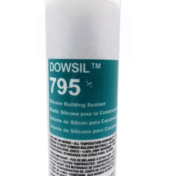 Corning 795BL Black 795 Silicone Building Sealant - Cartridge