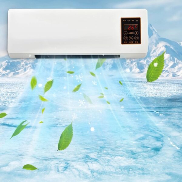 Air Conditioner, Portable Air Conditioners, Wall Mounted Air Conditioner and Fast Heater with Remote for Home Office Bedroom, Energy-saving, 1500W