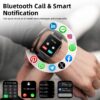 2025 New 1.85-inch Women's Smartwatch with Answer/Make Calls/120+Sports Modes/Two watch straps, IP68 Waterproof Fitness Tracker Fits for Android Iphone Devices（Gold Milan Steel Belt）