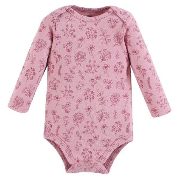 Cotton Long-Sleeve Bodysuits, 5-Pack, Newborn- 24 Months
