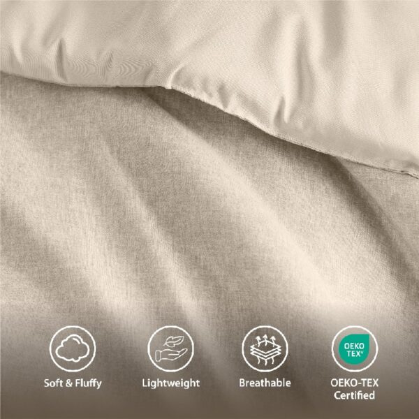 Full/Queen Comforter Sets, Reversible 3 Piece Extra Soft Bedding Set, Chambray Print Sage Green Comforter Bed Set with Pillow Shams