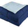 Light Weight Down Alternative Comforter Set, Queen, Green, Reversible