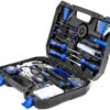 120-Piece Home Repair Tool Set, General Household Hand Tool Kit with Tool Box Storage Case for Apartment, Garage, Dorm and Office