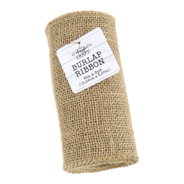 Love, Laugh, Craft Jute Burlap Roll Precut, 6