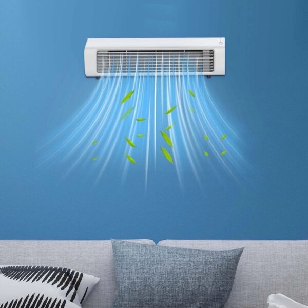 Wall Mounted Air Conditioner,Flat Wall Mounted Air Conditioner,Wall Air Conditioner,Heater and Fan Combo with Digital Display,Remote For Home/Office/Bedroom