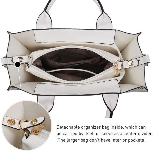 6c57fd47dc8c4e5cbc98b32d01788680 Women's 3Pcs Purse Handbag Shoulder Bag Tote Satchel Hobo Bag Briefcase Work Bag for Ladies