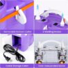 Electric Air Balloon Pump | 3-in-1 Air Pump for Inflatables，Long Animal Twisty Balloon, Foil Balloons, Quick-Fill 110V AC Inflator Deflator Great for Pool Floats Air Mattress Inflatables Purple Color