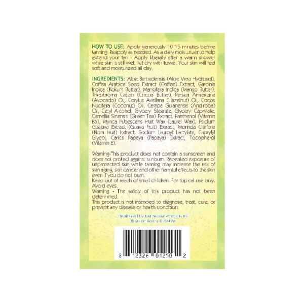 Indoor Tanning Lotion, Body Tanning Lotion, Natural Sun Tan Lotion, Moisturizer Tanning Lotion for Long-Lasting Tan, 8 Oz