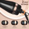 Hair Dryer Brush, Hot Air Brush, Blow Dryer Brush Tool Set Straightener/Dryer/Curling Plastic
